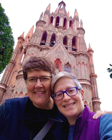 Allison and Ali in San Miguel de Allende, Mexico