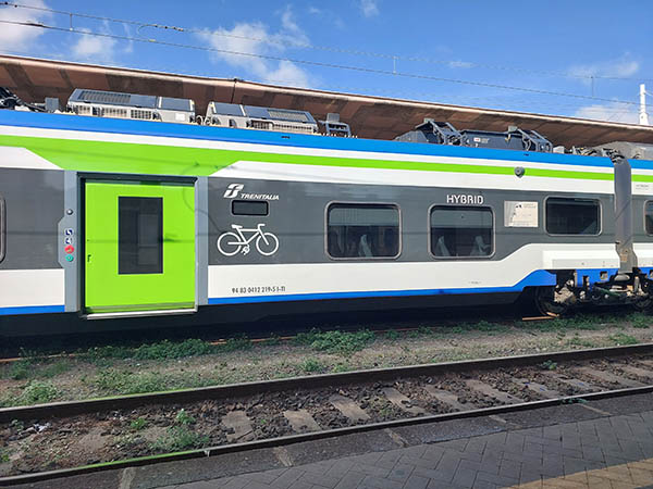 Train from Cefalu to Catania, Sicily