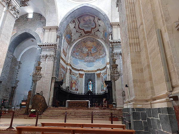 interior of Cathedral of St. Agatha, Catania, Sicily