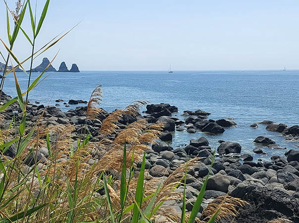 Rocky Eastern coast of Sicily