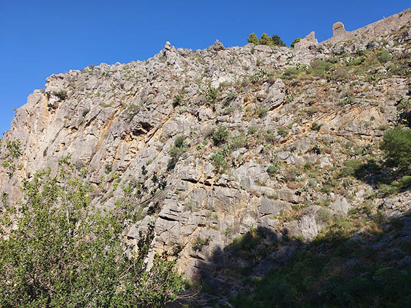 The Rocca di Cefalu itself.