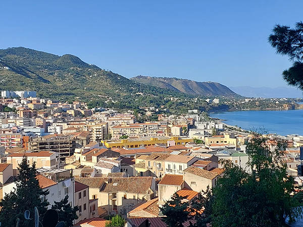Higher view from  Rocca di Cefalu, Sicily