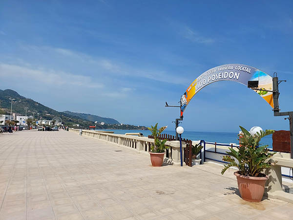 Entrance to Poseidon Beach, Cefalu, Sicily