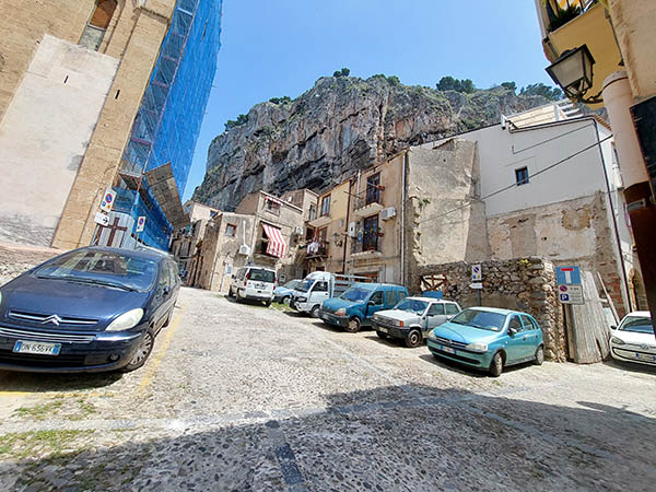 The road that leads to Rocca di Cefalu, Cefalu, Sicily