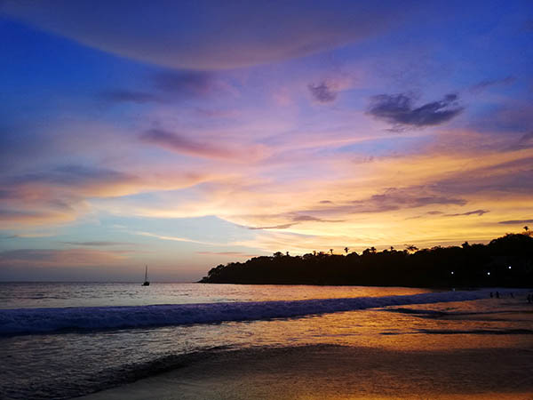 Beautiful Chacala Beach Sunset