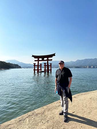 Older gentleman in Hiroshima, Japan