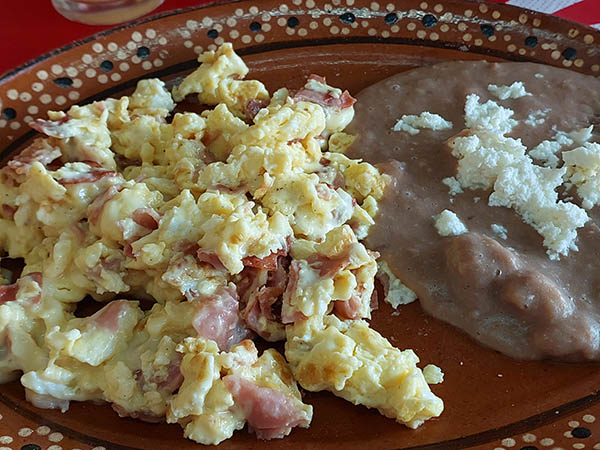 Breakfast in Ensenada, Baja California, Mexico