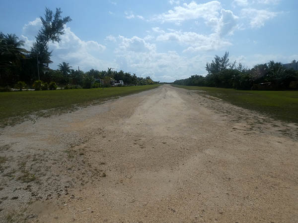 Runway on Holbox, Yucatan, Mexico