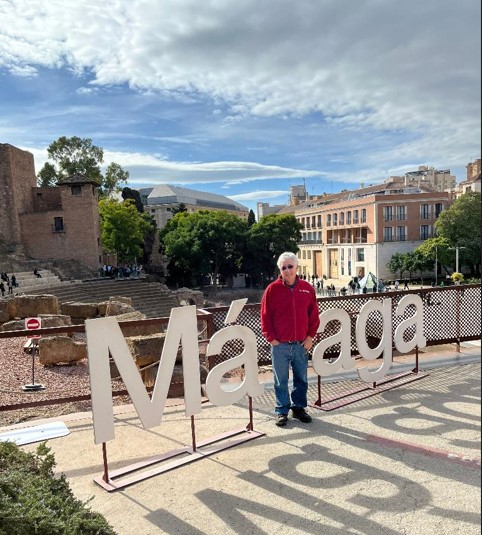 Senior man in Malaga Spain