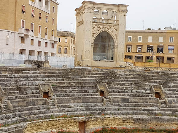 The Roman Amphitheater of Lecce, Italy