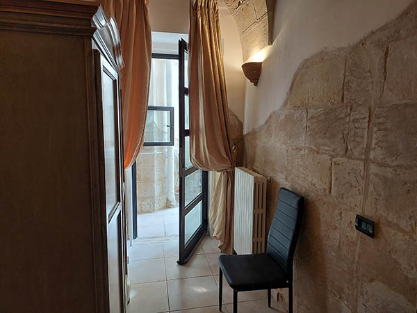 Door from bedroom to patio, Antiche Volte BnB, Lecce, Italy