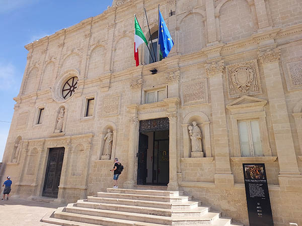 The front of the Domenico Ridola National Archaeological Museum, Matera, Italy