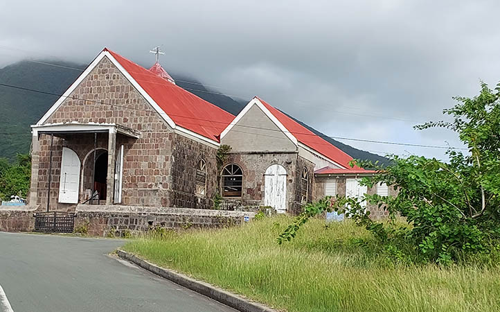 Anglican Church from a different angle, Nevis, West Indies