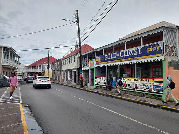 Downtown Charlestown, Nevis, West Indies
