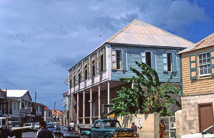 Downtown Charlestown, Nevis, West Indies, 1991