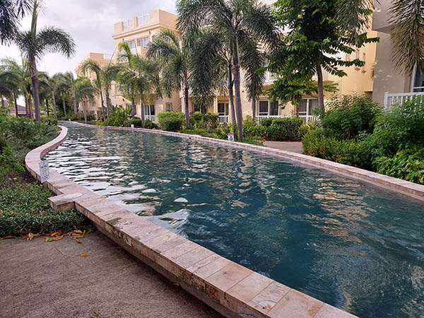 Wading pool at Hamilton Beach Villas and Spa, Nevis, West Indies