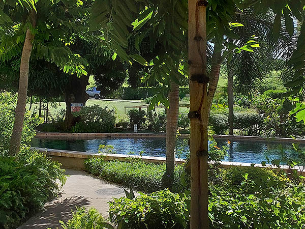 A wading pool at Hamilton Beach Villas and Spa, Nevis, West Indies
