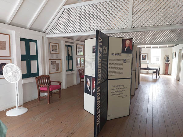 Inside the Hamilton Museum, Nevis, West Indies