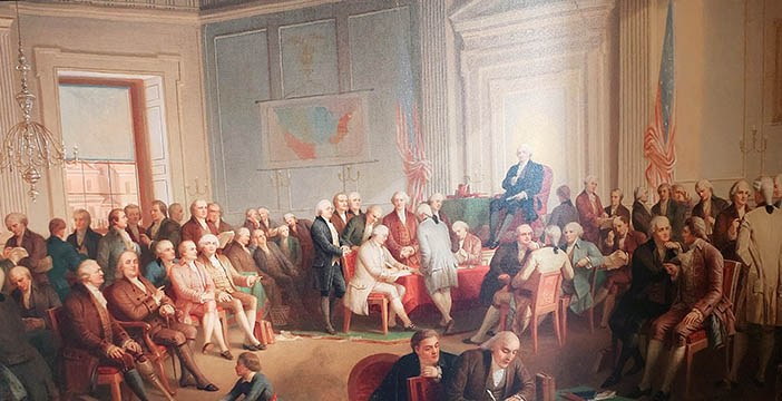the Constitutional Convention of 1787 in Philadelphia, Nevis Museum, West Indies