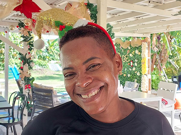 Rosie of Rosie's Pattys, Nevis, West Indies