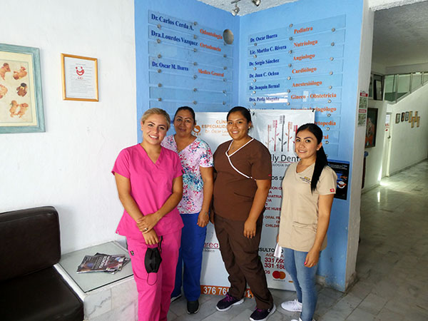 Professional and friendly staff at Ibarra Clinic, Chapala, Mexico