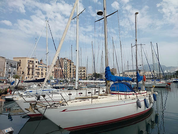 sailboats in the harbor, Palermo, Sicily