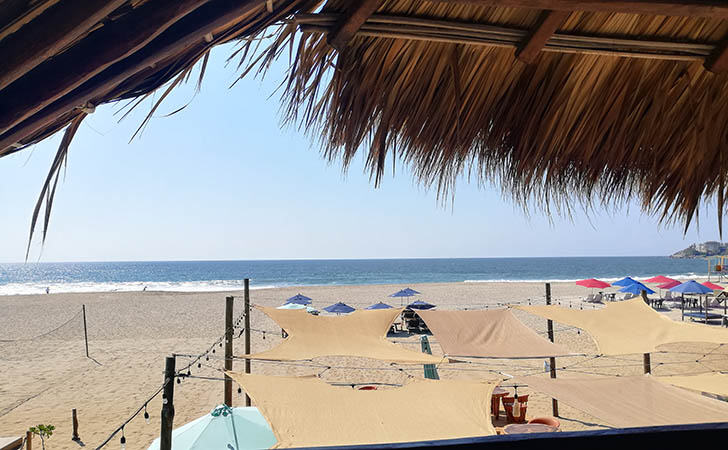 View from Terraza Zicatela, Puerto Escondido, Mexico