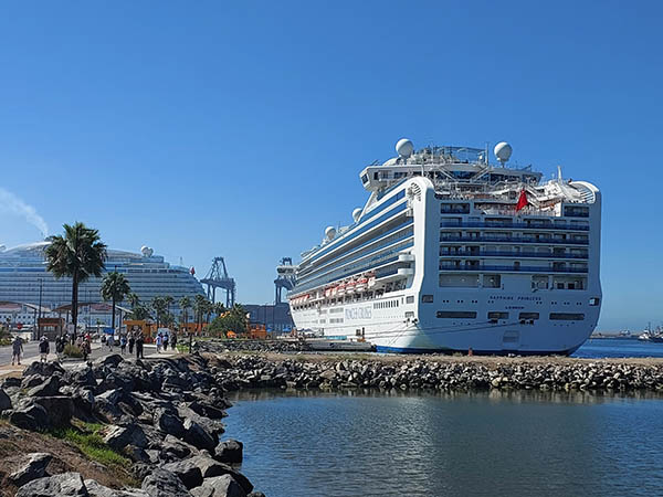 Princess Cruise Lines in Puerto de Ensenada, Baja California, Mexico