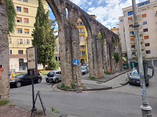 Salerno Medieval Aqueduct in Salerno, Italy