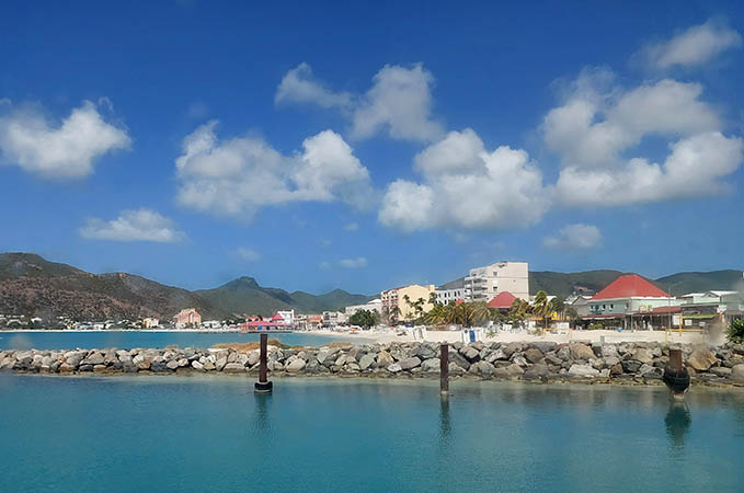 Leaving Sint Maarten on Great Bay Express Ferry