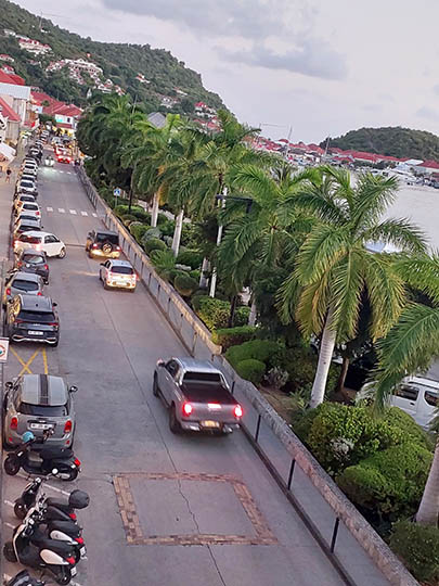 Rue de la Rpublique, from the Sunset Hotel, St. Barth