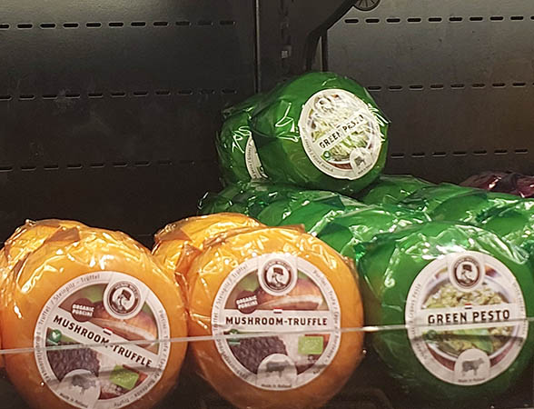 Pesto and truffle mushroom Gouda, Amsterdam Cheese and Liquor Store, Philipsburg, Sint Maarten
