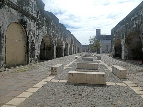 Looking towards the plaza de armas, San Juan de Ulua, Veracruz, Mexico