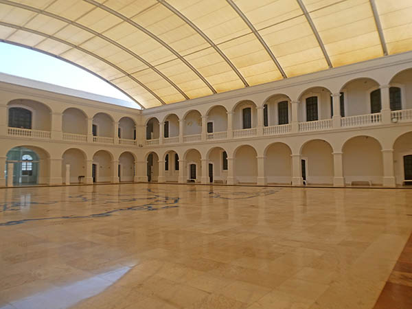 Principal patio at Naval Museum, Veracruz, Mexico