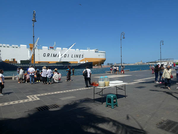 Grimaldi Lines Ship, Veracruz Port, Mexico