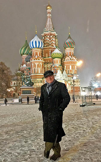 Dale in the Russian Red Square