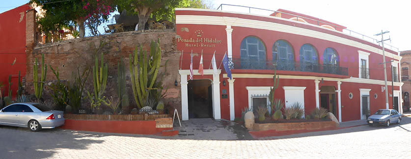The renovated home of the legendary hero, Zorro, Posada del Hidalgo, El Fuerte, Mexico