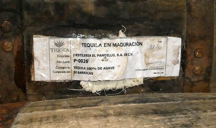 details in maturation barrels Jesus Maria, Jalisco, Mexico
