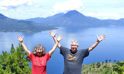 Akaisha and Billy At Lake Atitlan, Guatemala