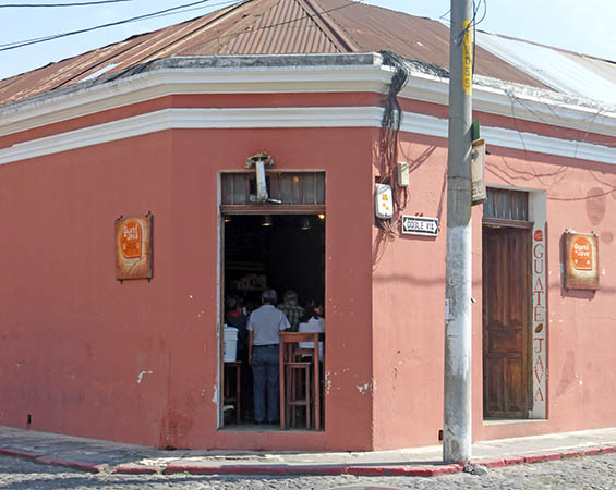 Guate Java, a corner cafe