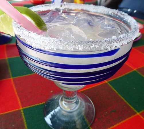 Gorgeous Margarita at Jonhy's in Chapala, Mexico