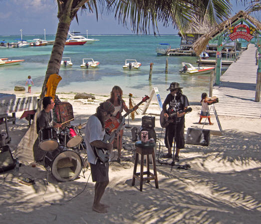 Beach Band in Belize