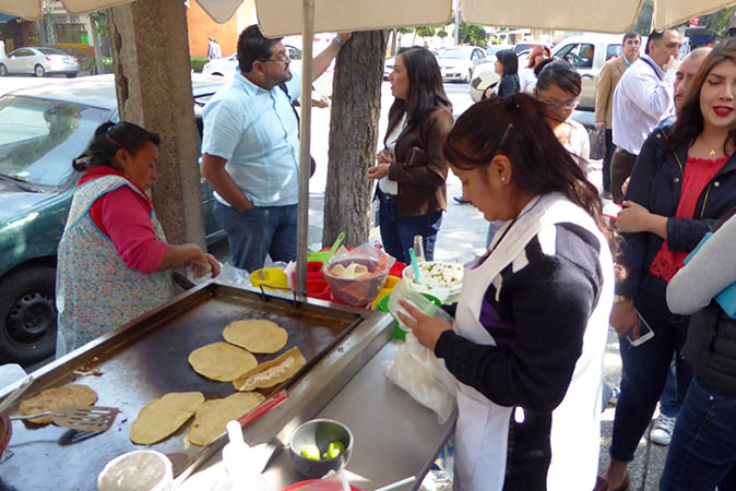 The quesadilla stand