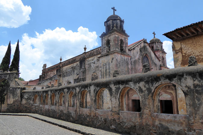 Ancient Patzcuaro church, Mexico