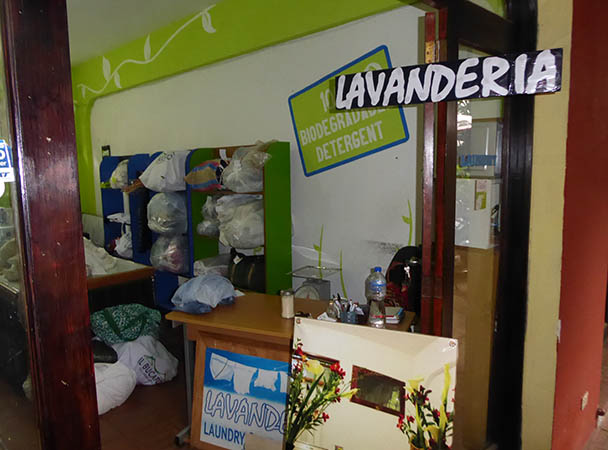 Laundry shop in Panajachel, Guatemala
