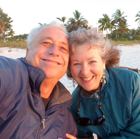 Billy and Akaisha on the beach, Naples, Florida