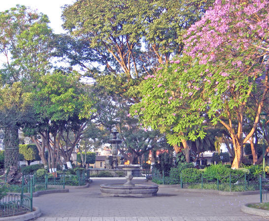 Plaza in the afternoon