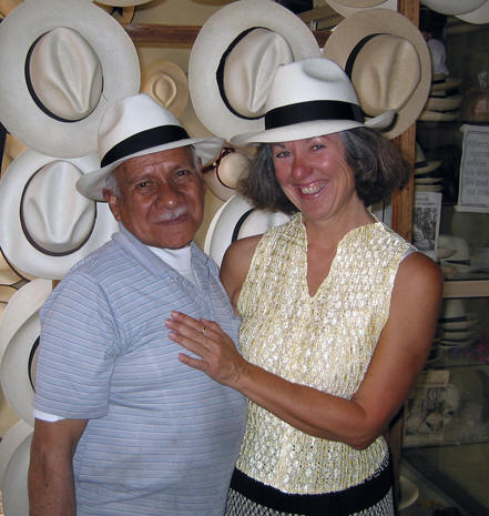 ALBERTO PULLA, WORLD FAMOUS MASTER PANAMA HAT MAKER