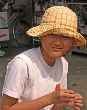 Young girl in Laos