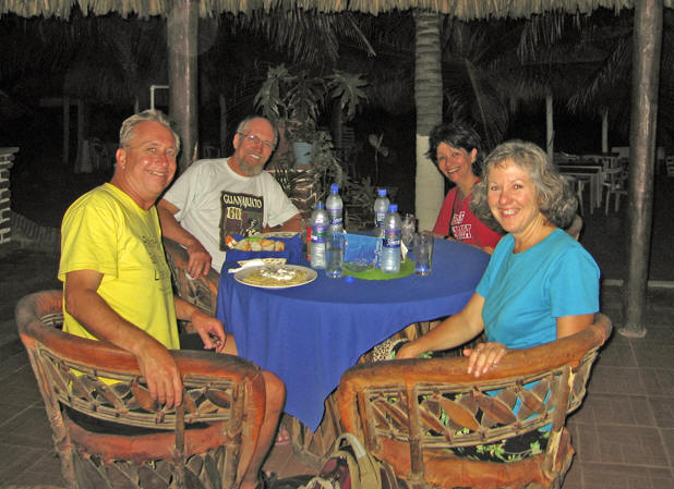 Waiting for our meal to arrive, Puerto Escondido, Mexico